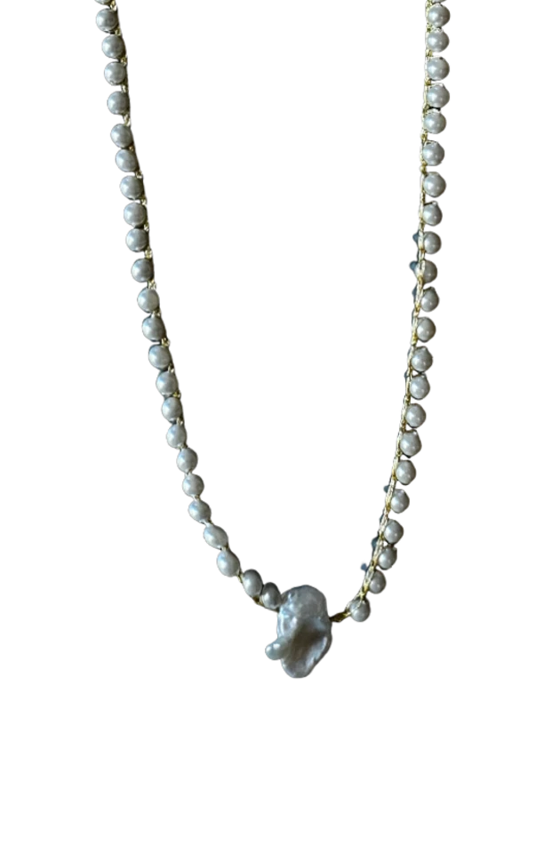 Collana con perla scaramazza 